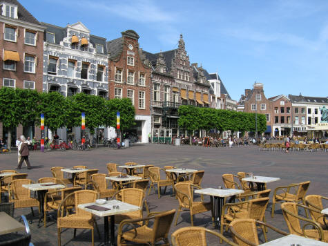 Grote Markt in Haarlem Holland